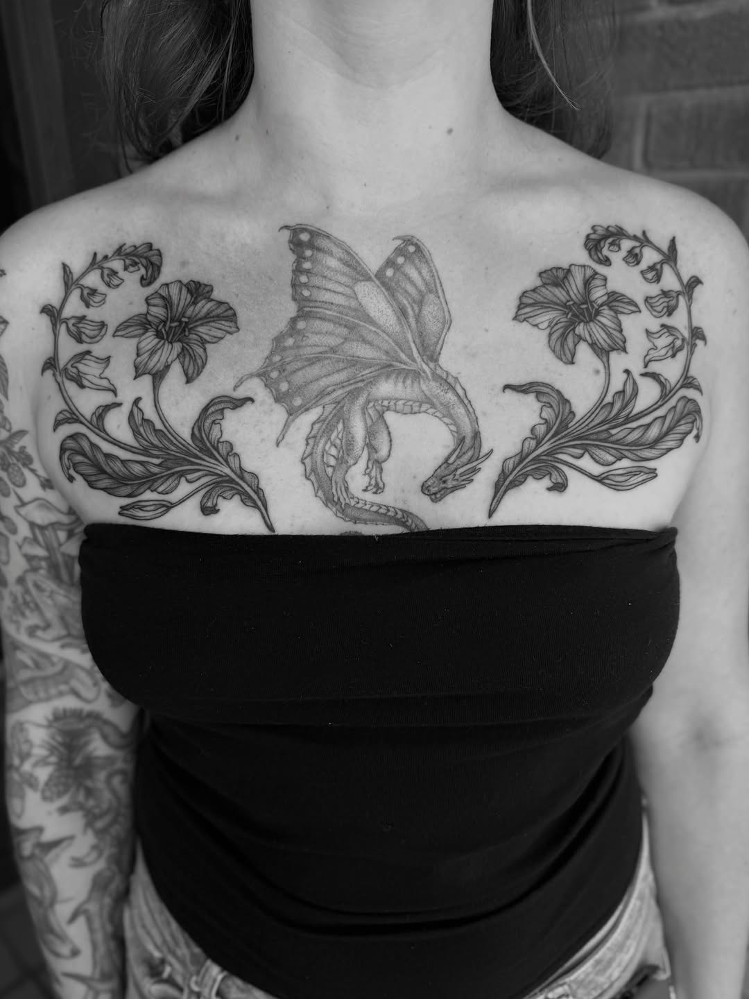 Tattoo by @alexbrooke — black_and_grey, realism
