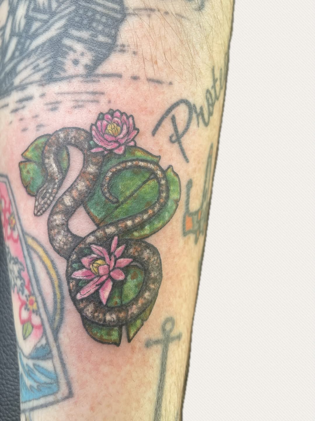 Tattoo by @mstarkweatherart — realism, fine_line