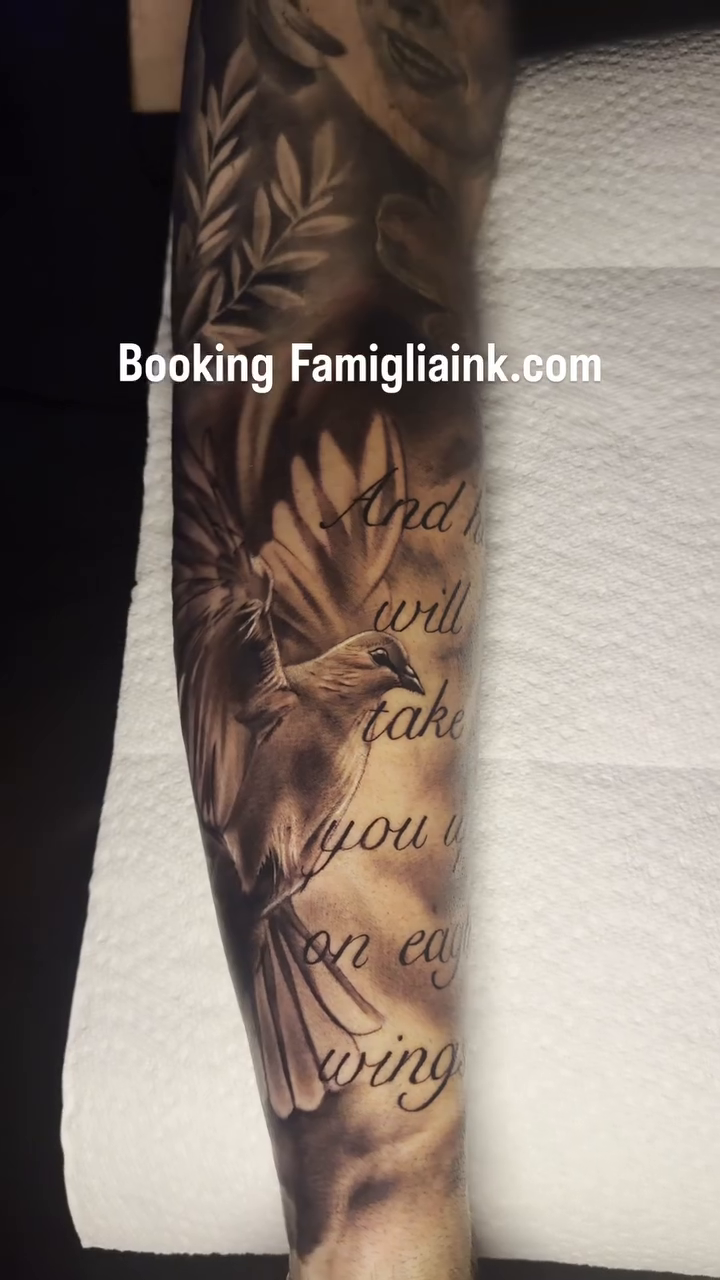 Tattoo by @tinatattooz โ black_and_grey, illustrative