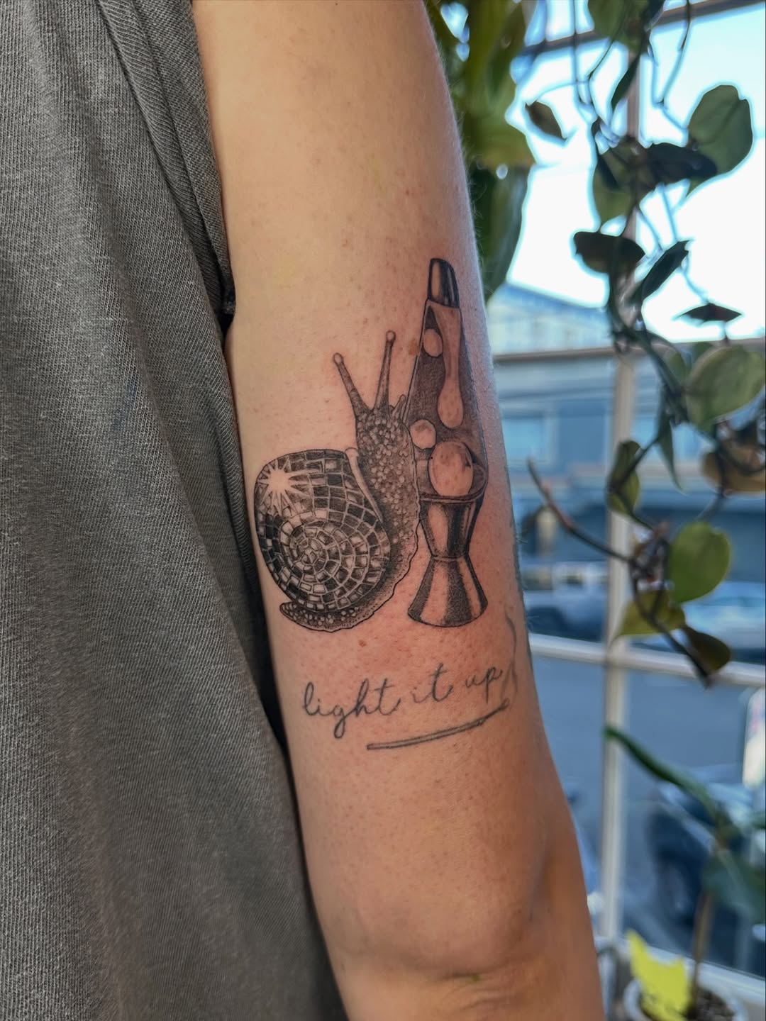 Tattoo by @obsidian_rabbit — black_and_grey, lettering_script