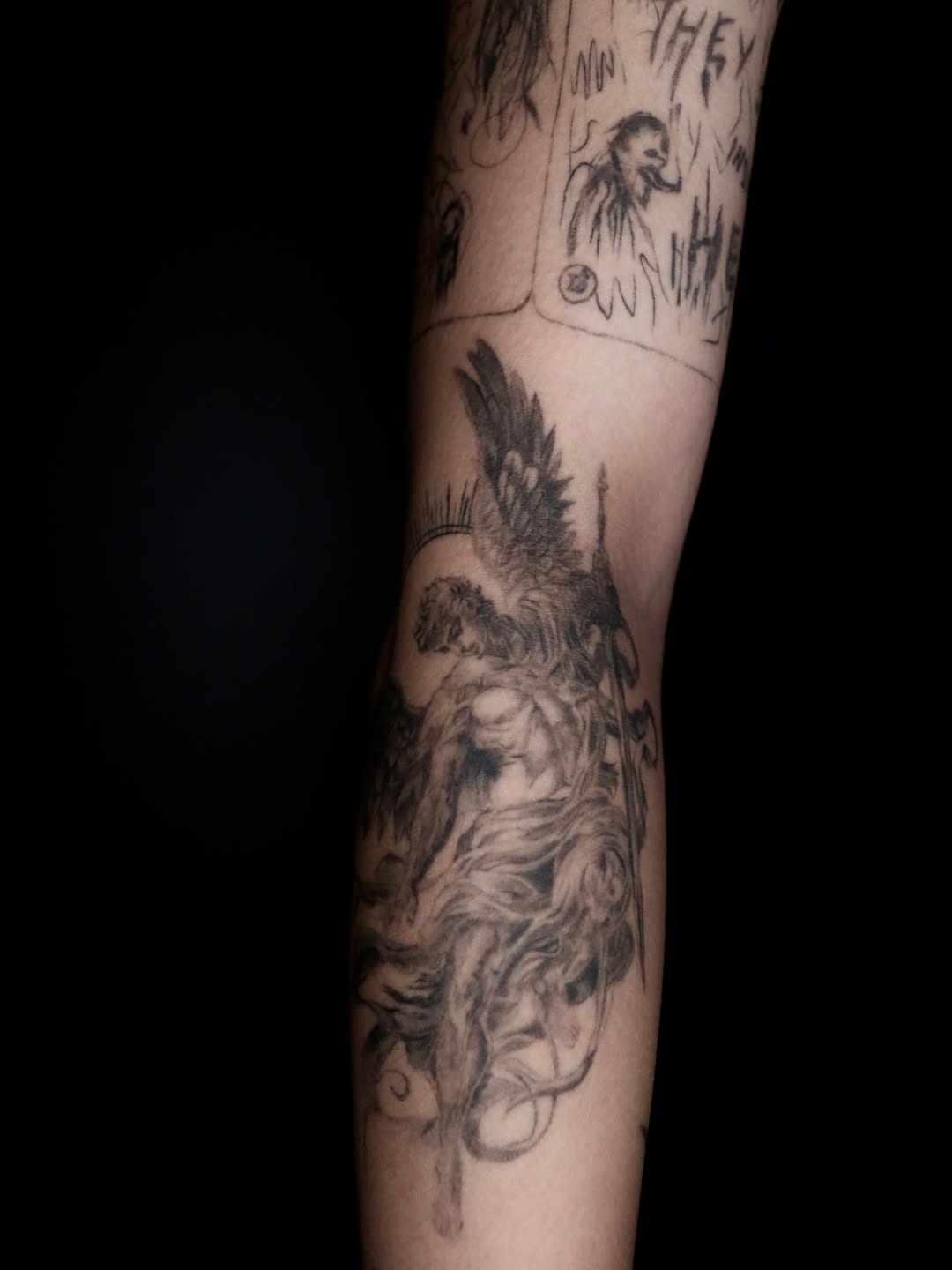 Tattoo by @id_tt_ — black_and_grey, realism