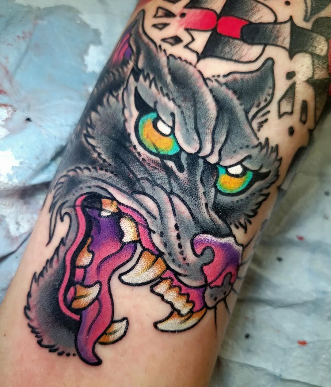 Tattoo by @jake.emery.tattoo — american_traditional, neo_traditional