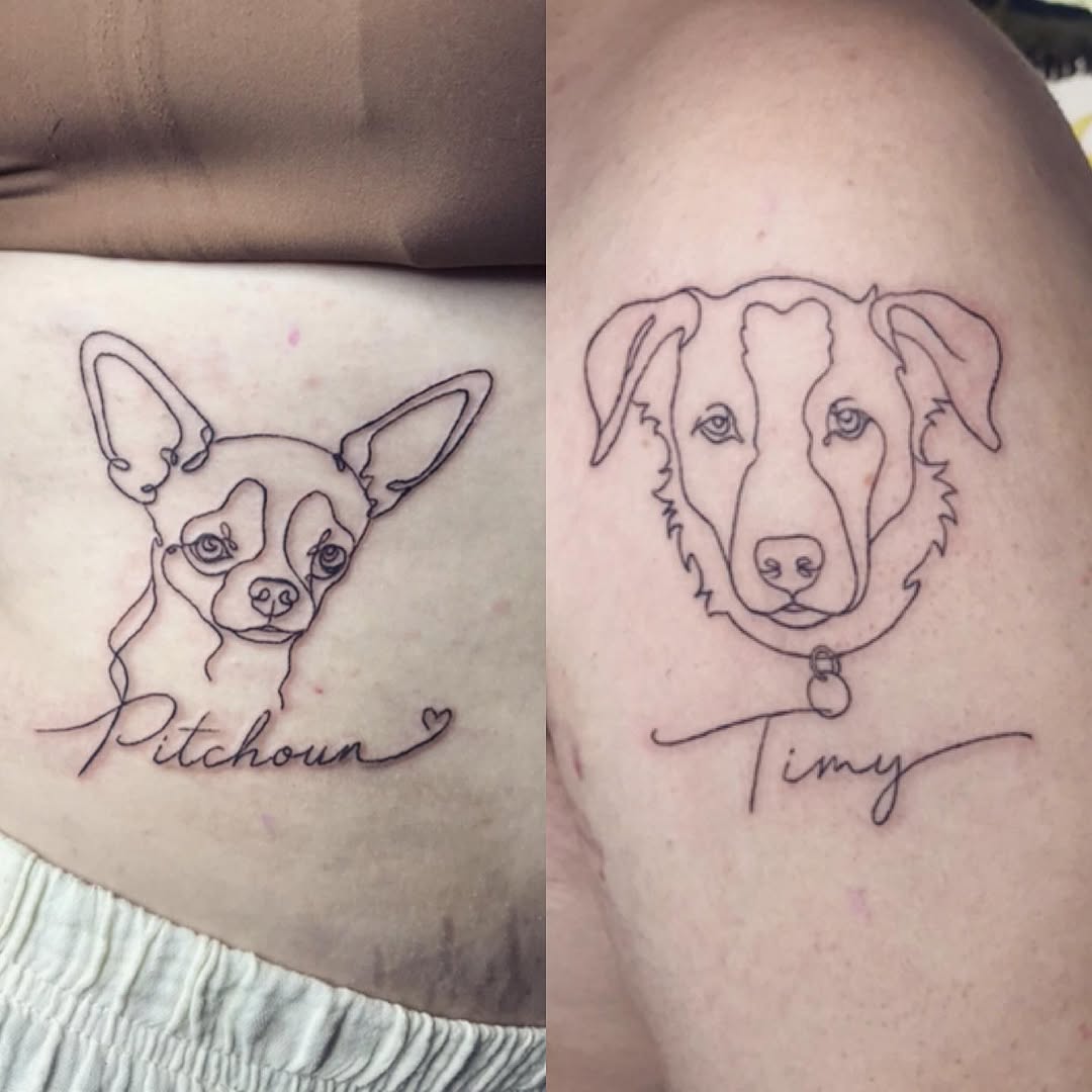 Tattoo by @mossquitotatt — fine_line, lettering_script