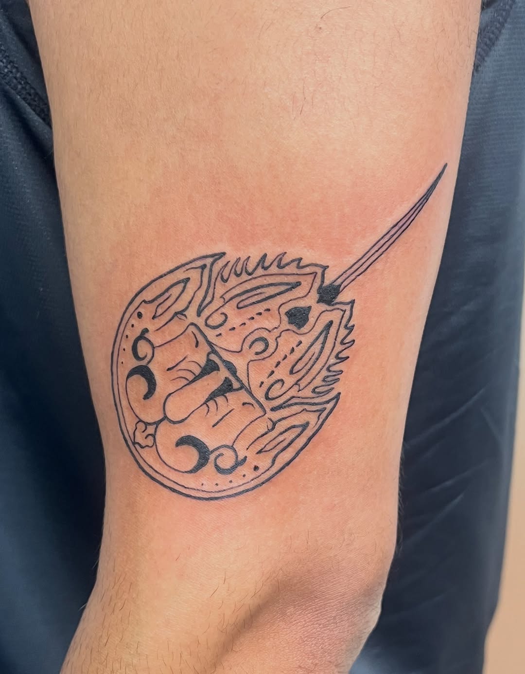 Tattoo by @beastlyflowers β blackwork, ornamental