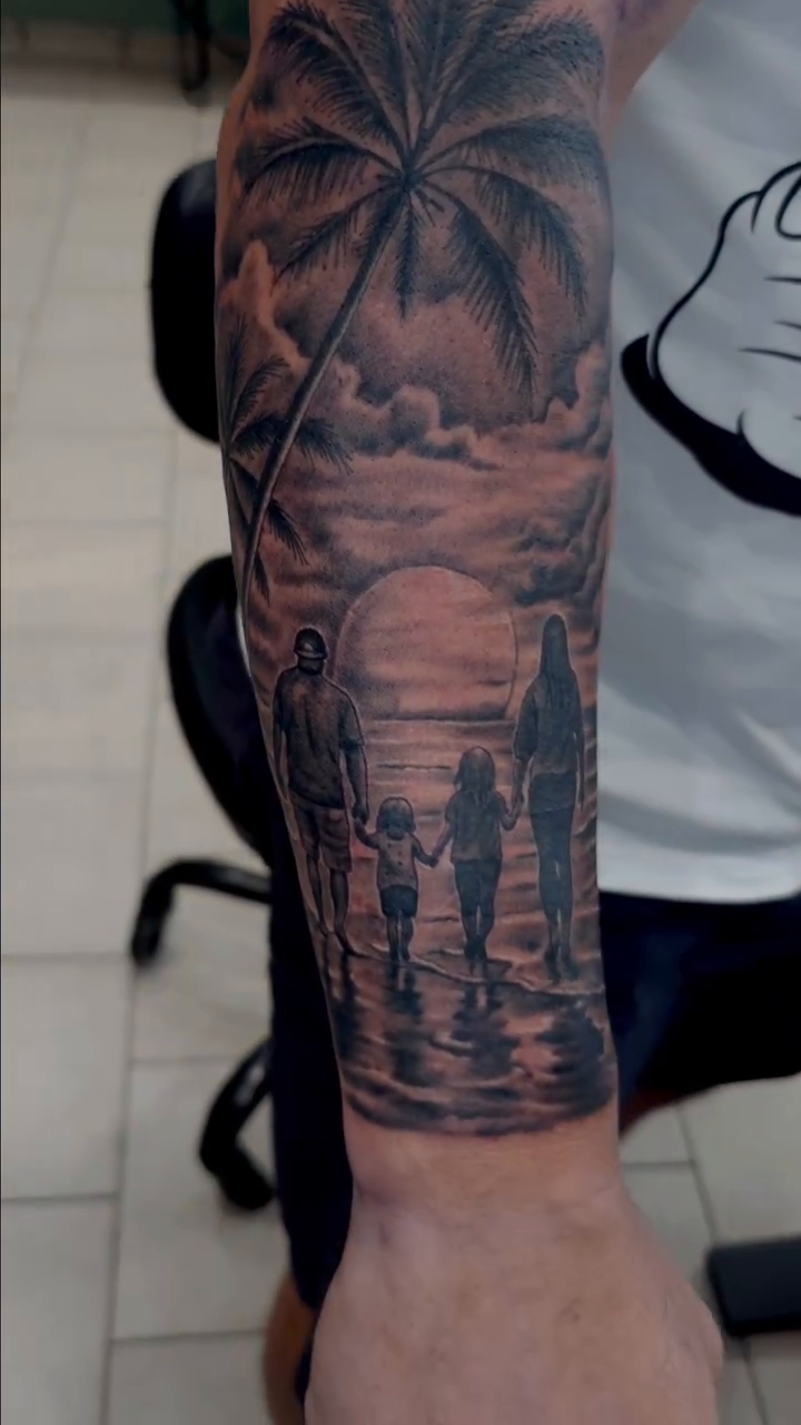 Tattoo by @tattoosbyian_d — black_and_grey, realism