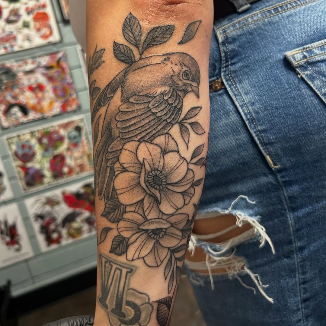 Tattoo by @inkbybray — black_and_grey, realism