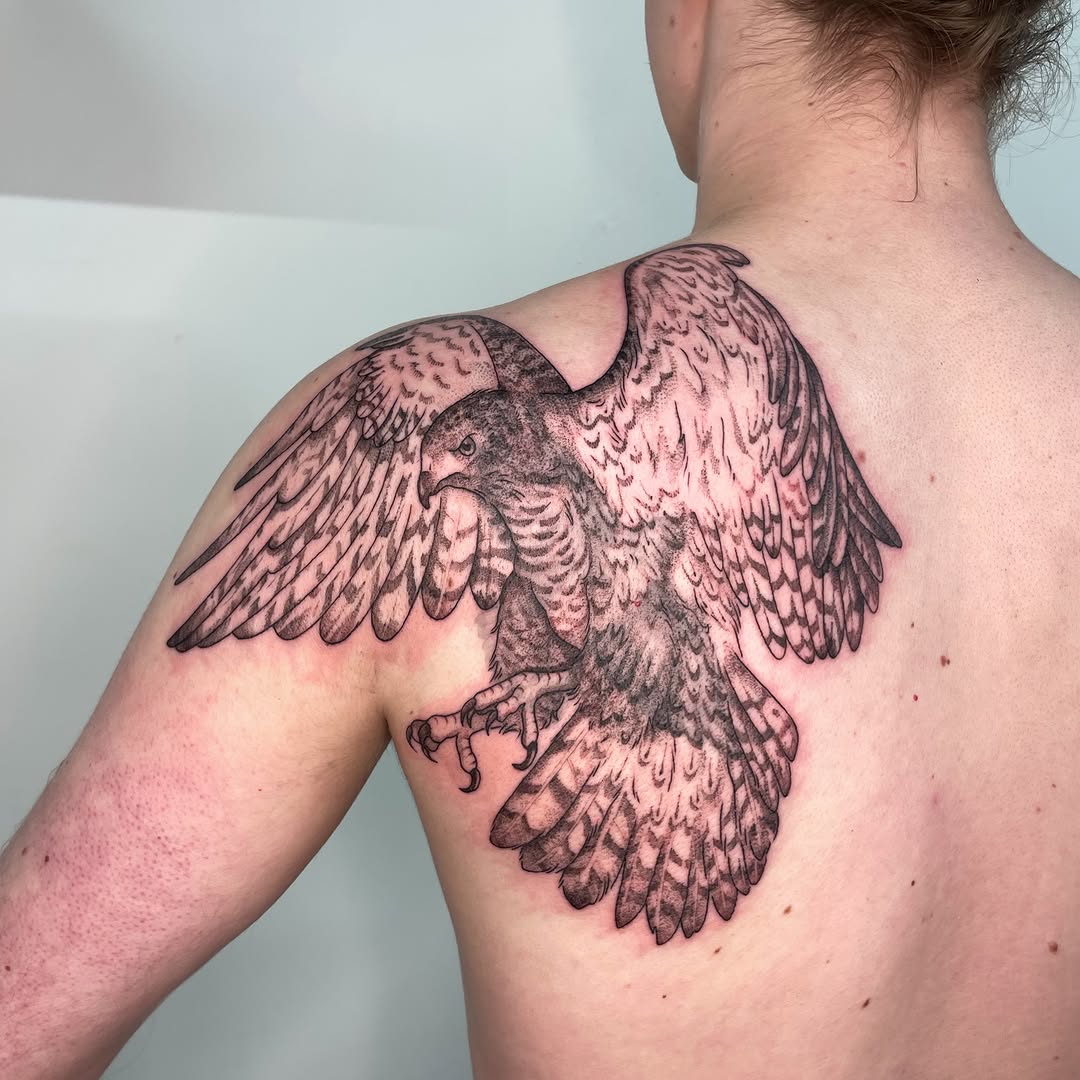 Tattoo by @iris.tats — black_and_grey, realism