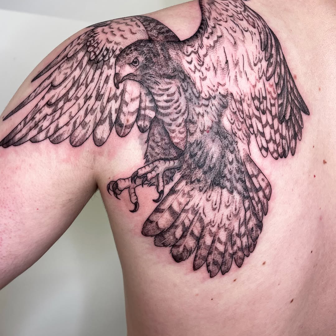 Tattoo by @iris.tats — black_and_grey, realism