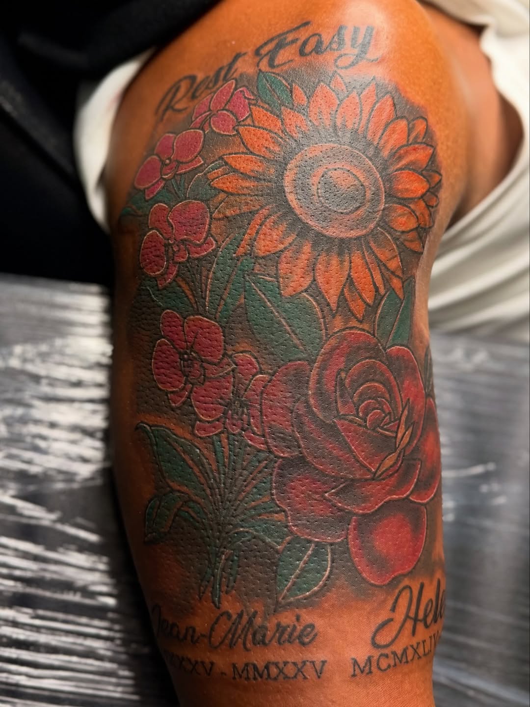 Tattoo by @ink_by_tyga — realism, lettering_script