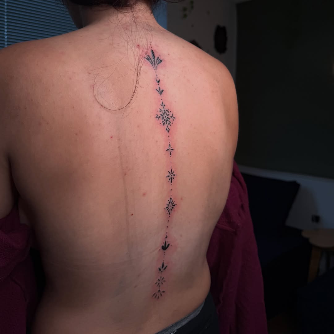 Tattoo by @faeandfleshstudio — fine_line, dotwork