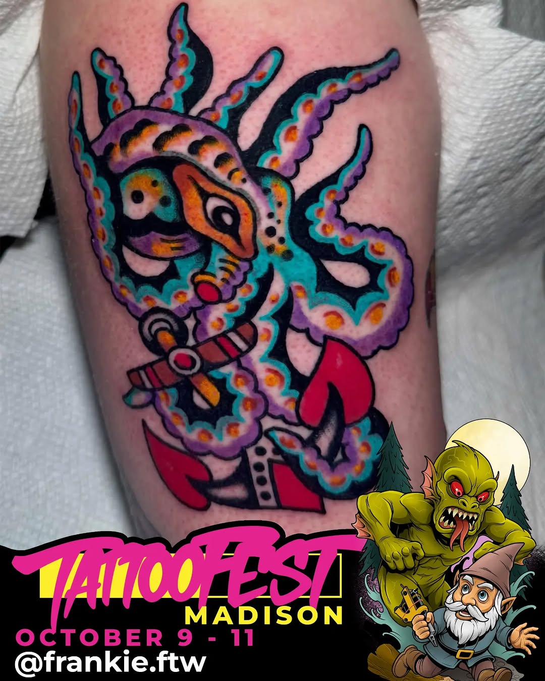 Tattoo by @frankie.ftw — american_traditional, neo_traditional
