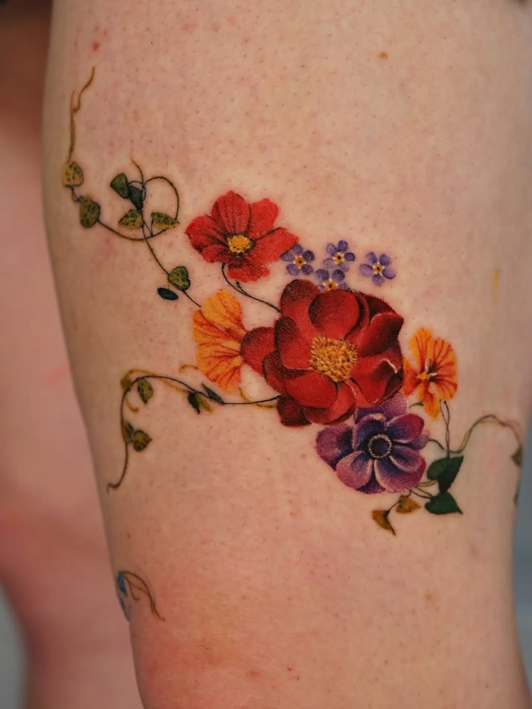 Tattoo by @vii_tattoo — realism, watercolor