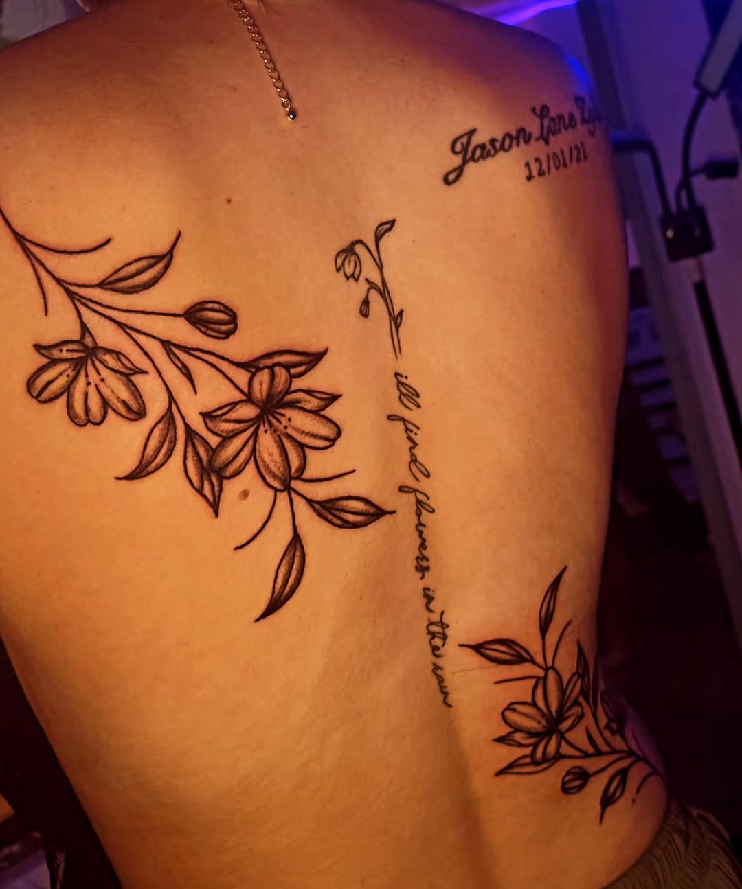 Tattoo by @karleyinks — fine_line, lettering_script