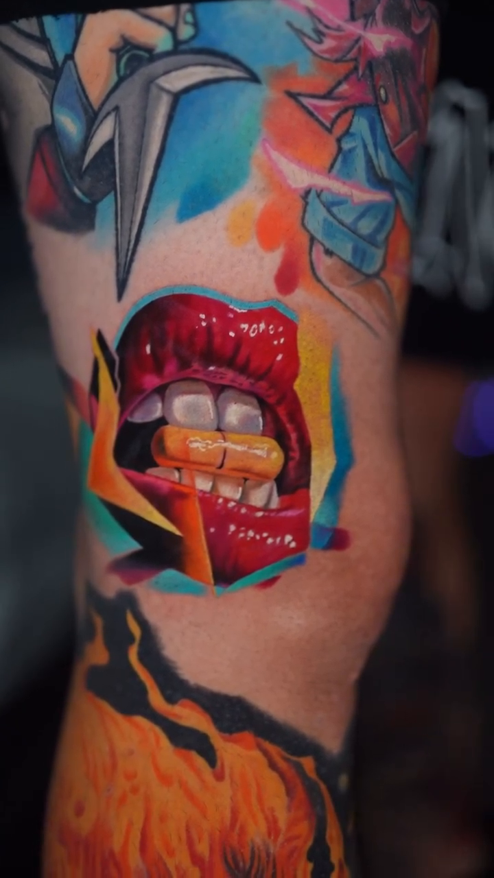 Tattoo by @yohandri_tat2 — trash_polka, realism