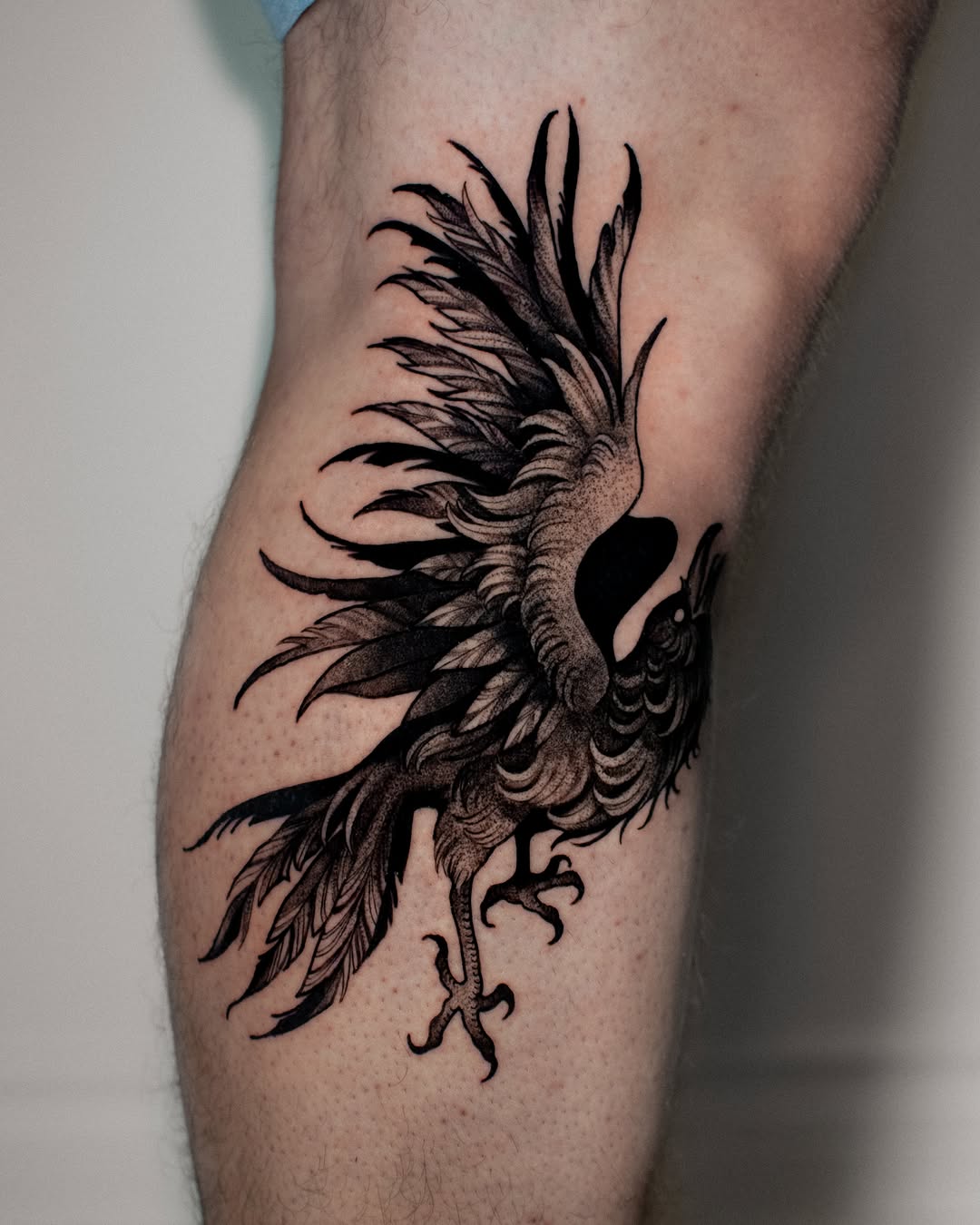 Tattoo by @monique.munoz.art — black_and_grey, illustrative
