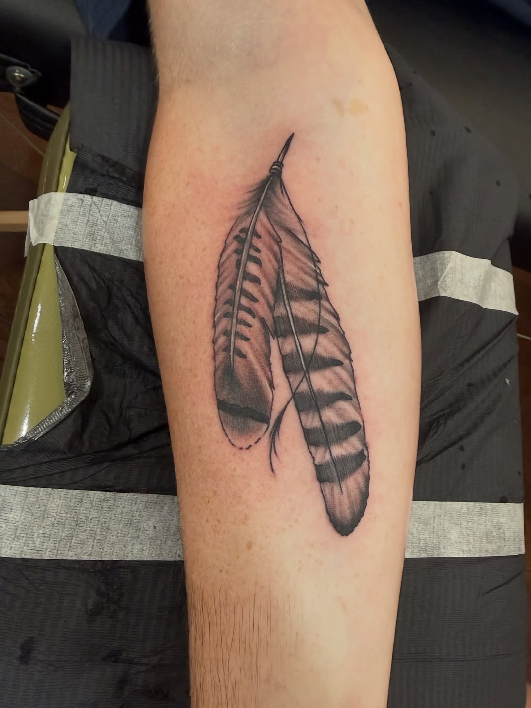 Tattoo by @cldtattoo — black_and_grey, realism