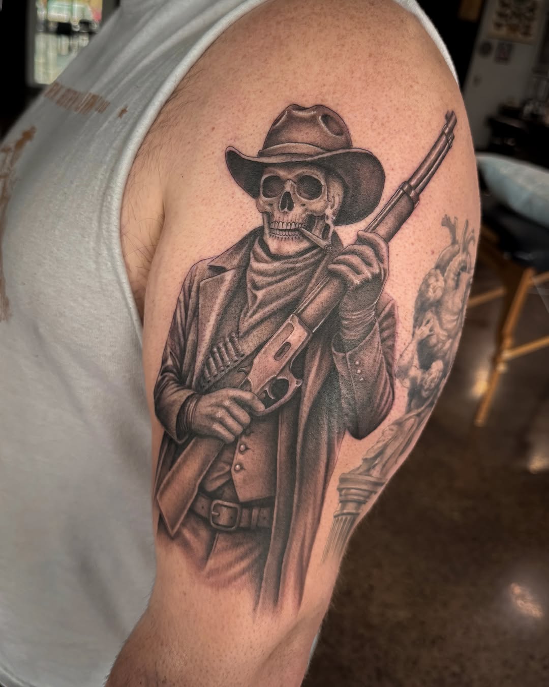 Tattoo by @brandonkirkeby — realism, black_and_grey