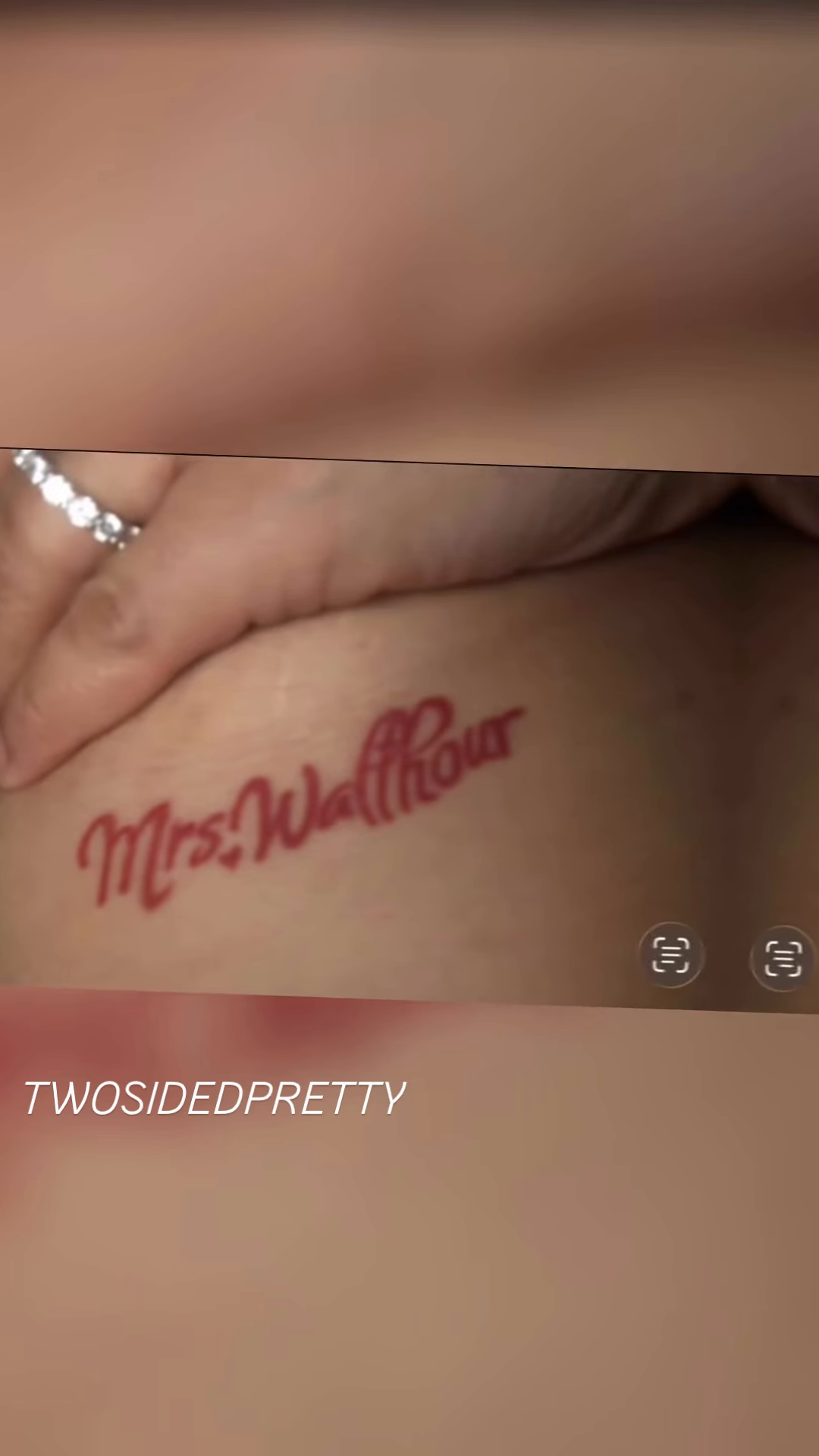 Tattoo by @twosidedpretty โ lettering_script