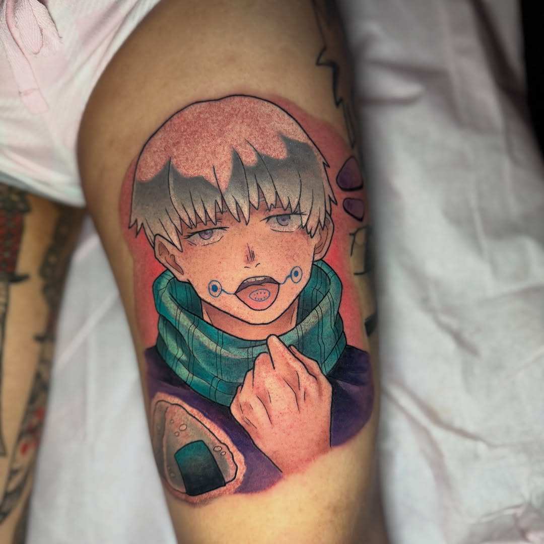 Tattoo by @sinful.tatts — anime