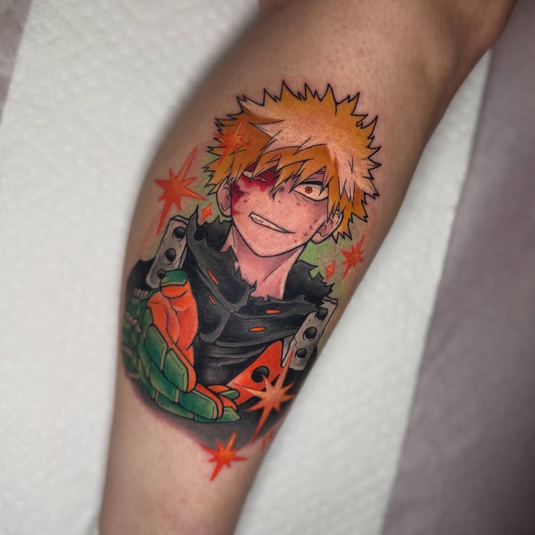 Tattoo by @sinful.tatts — anime
