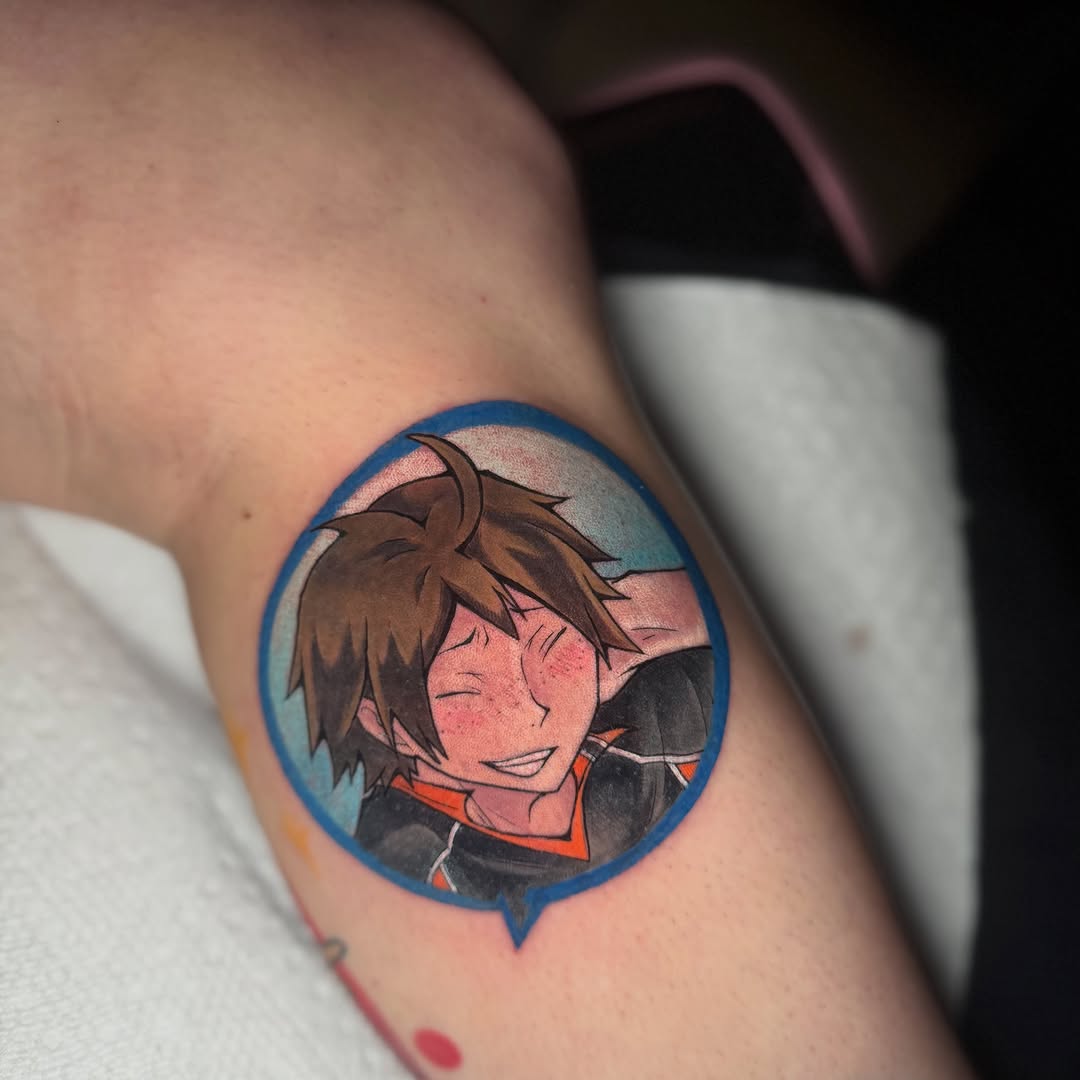 Tattoo by @sinful.tatts — anime
