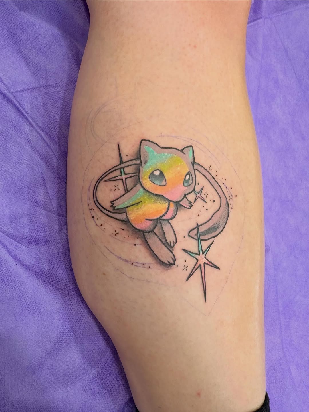 Tattoo by @jaydastarrtattoos — illustrative, anime