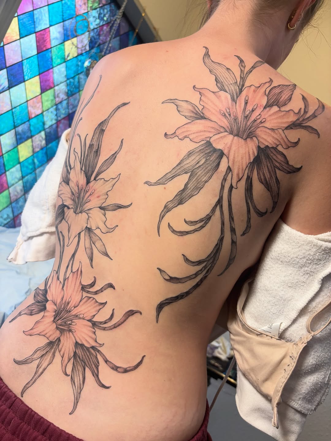 Tattoo by @rachelfostertattoos — illustrative, black_and_grey