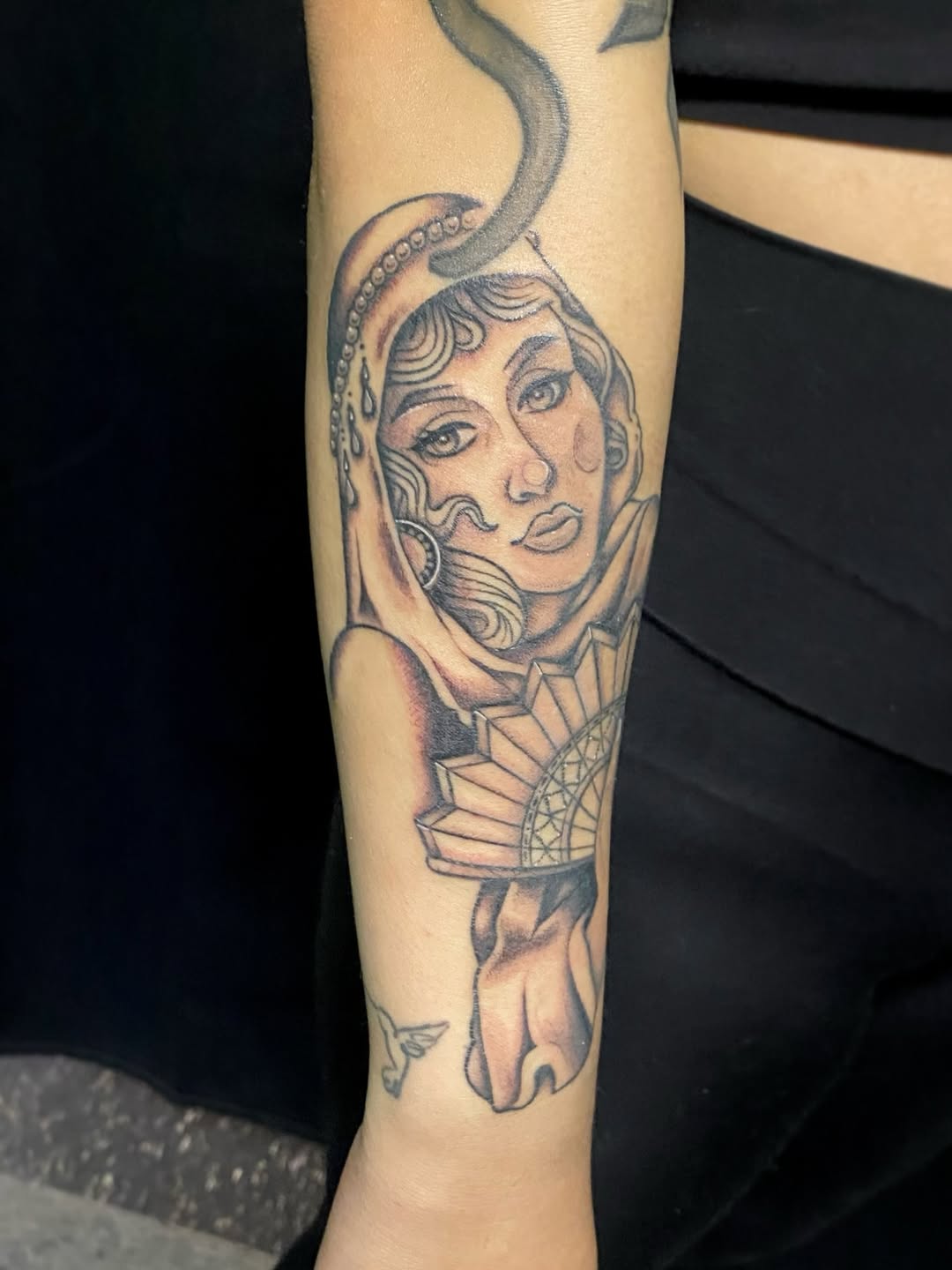 Tattoo by @gentledeviltattoo — black_and_grey, realism