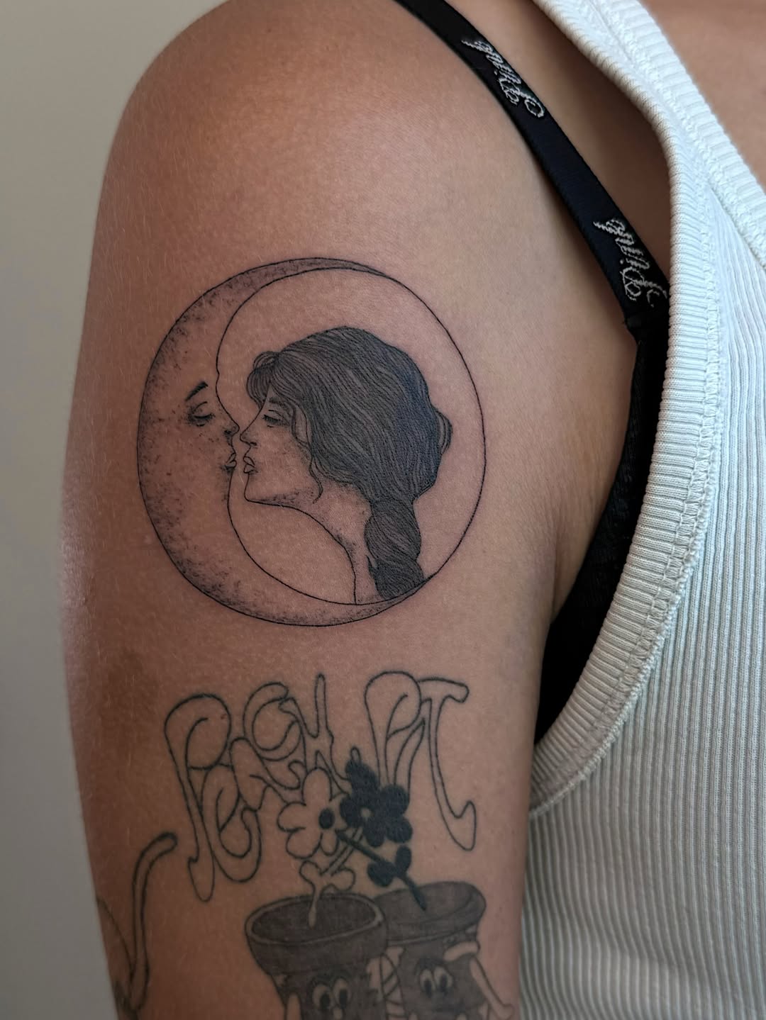 Tattoo by @bohemycollective — black_and_grey