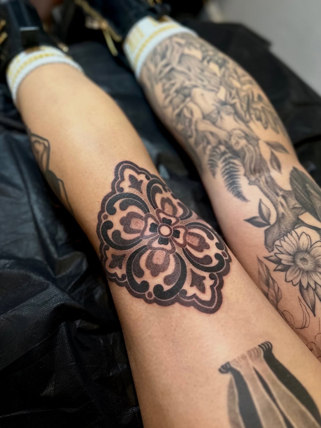 Tattoo by @blackadorn — geometric, ornamental