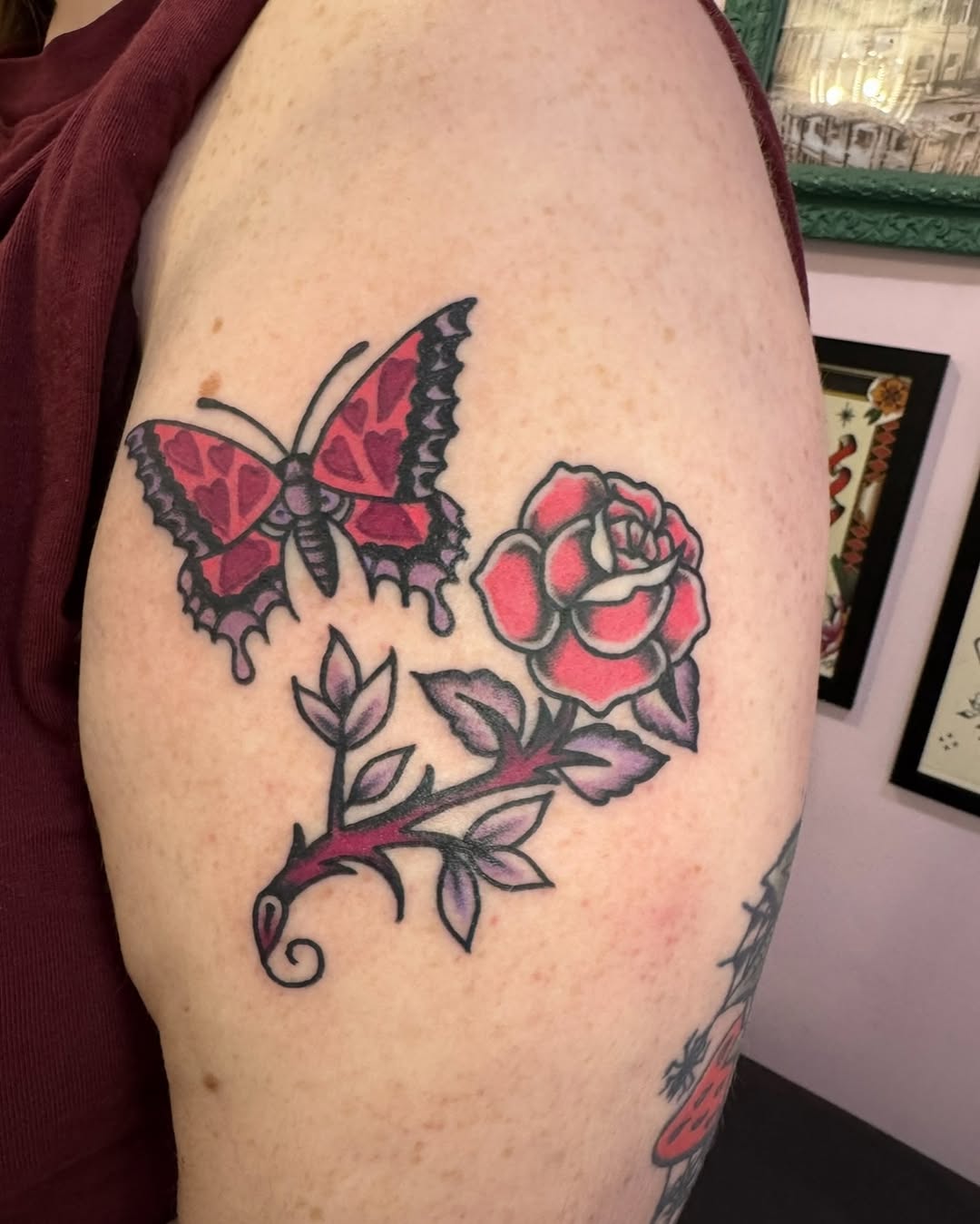 Tattoo by @nuclearhearttattoos — american_traditional