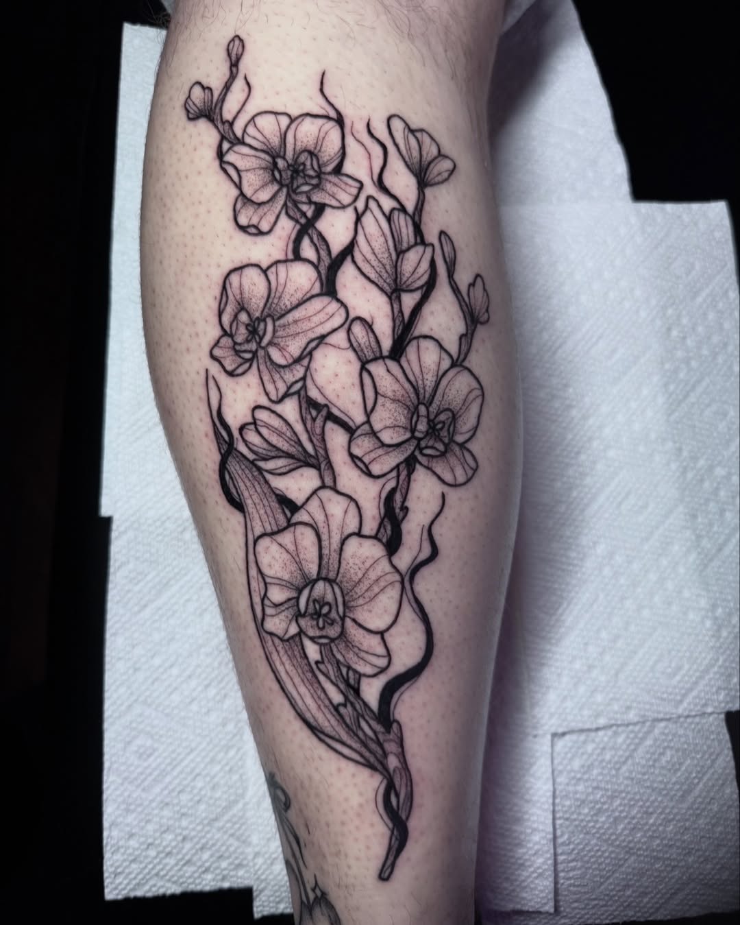 Tattoo by @nuclearhearttattoos — fine_line, black_and_grey