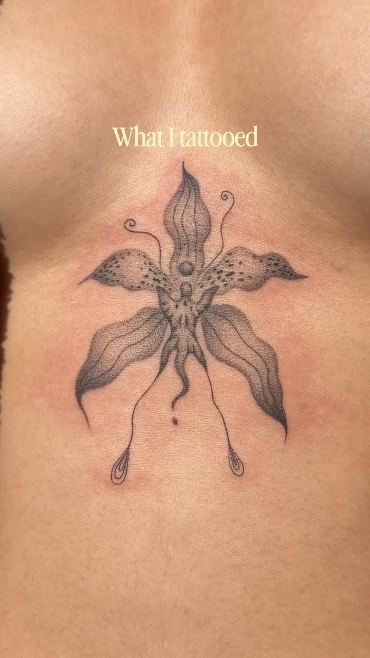 Tattoo by @earthyliltats — fine_line, black_and_grey