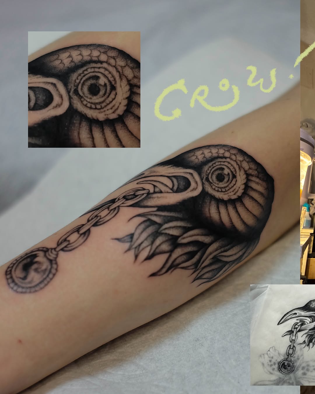 Tattoo by @sailorsisilia — black_and_grey, realism