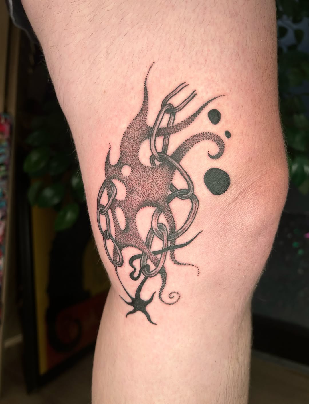 Tattoo by @adieyatty — blackwork, illustrative