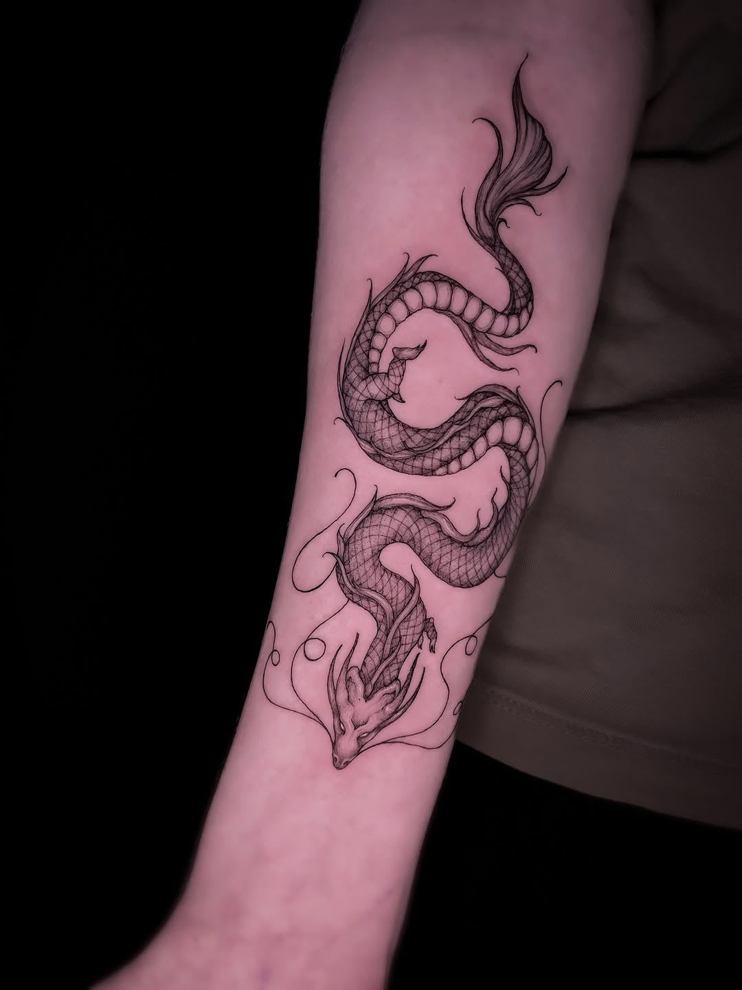 Tattoo by @dyingdelicately β illustrative, black_and_grey