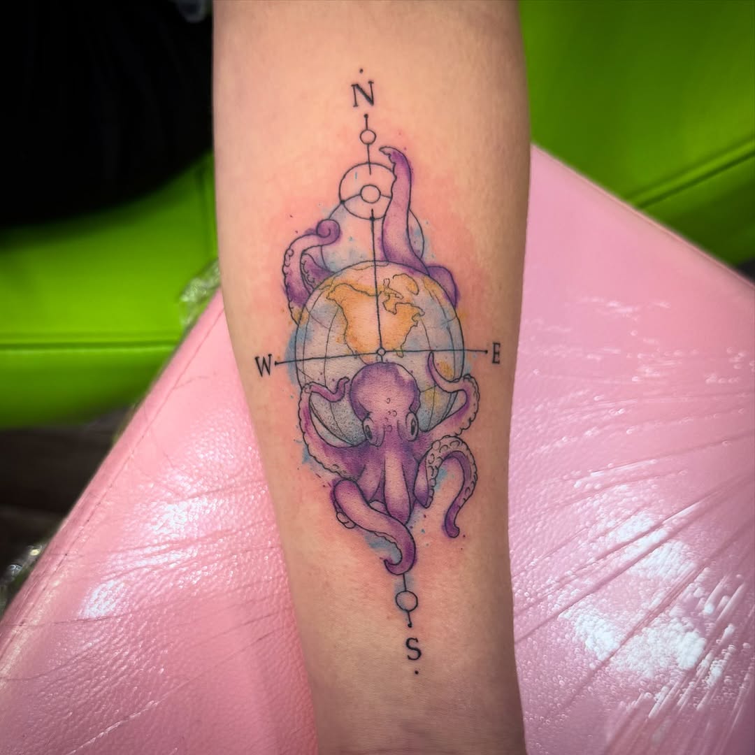 Tattoo by @zoe.eli.tattoo — illustrative, watercolor