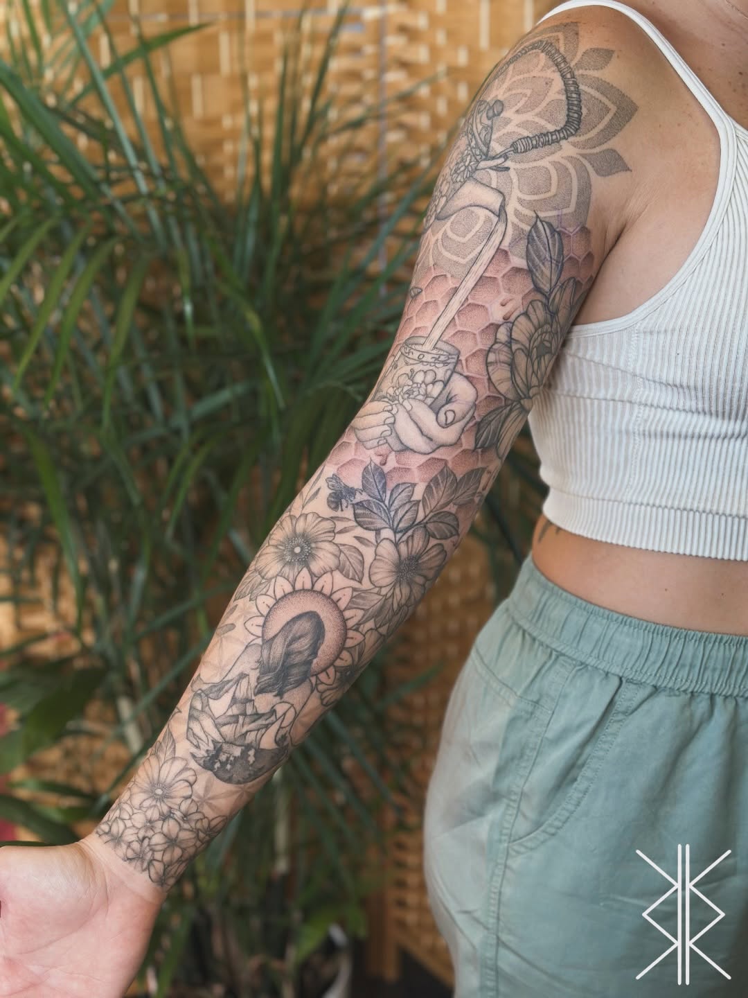 Tattoo by @wafflesworth — black_and_grey, realism