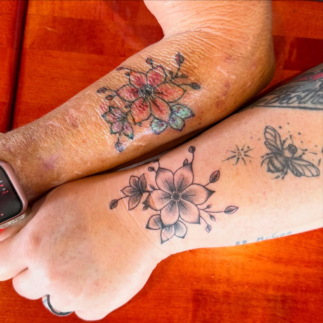 Tattoo by @luisamarigold — illustrative, fine_line