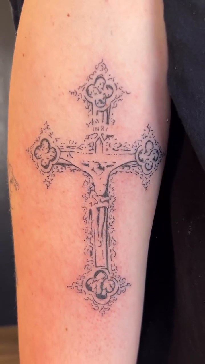 Tattoo by @inkbygwen — ornamental, black_and_grey