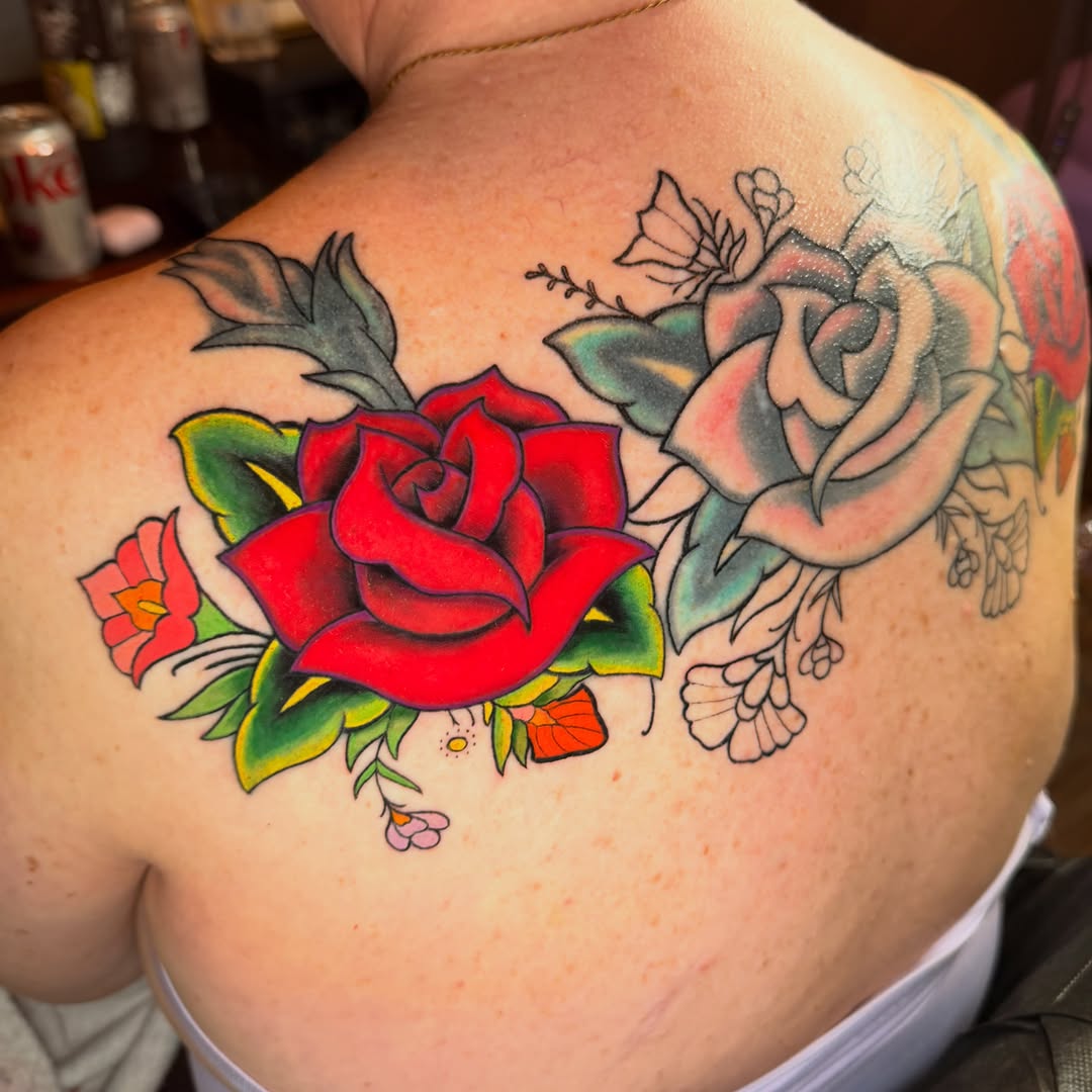 Tattoo by @piss.tats — american_traditional, illustrative