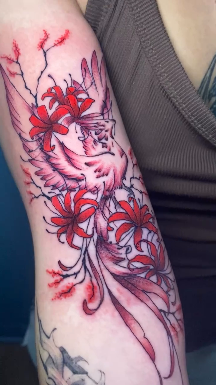 Tattoo by @briscoeartandtattoo — japanese_irezumi, fine_line