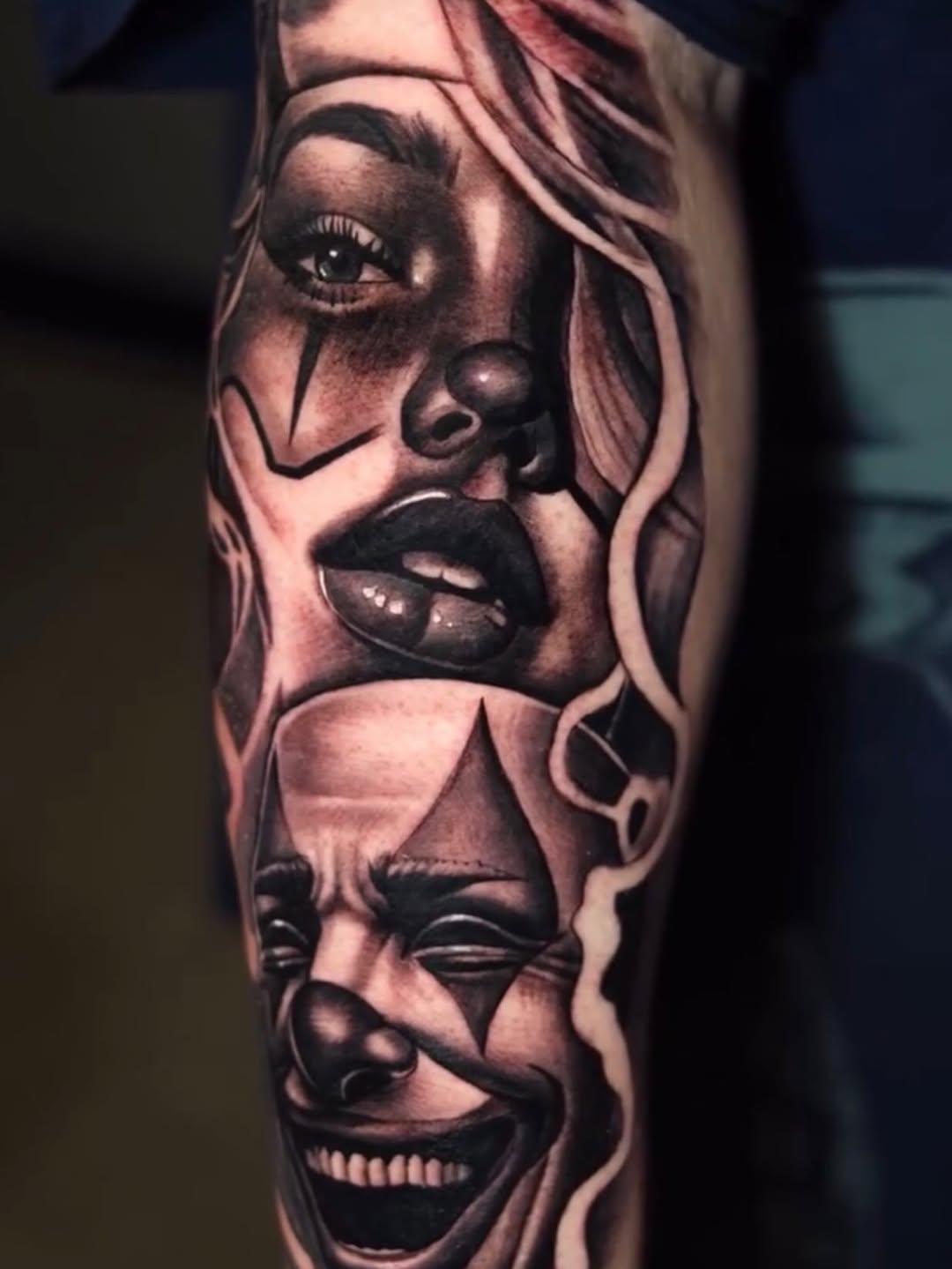 Tattoo by @arenastattoo — realism, black_and_grey