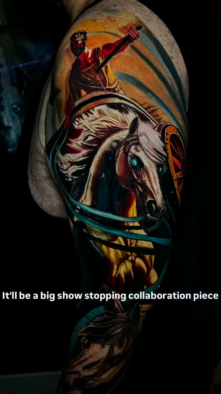 Tattoo by @herna.the.machine — realism, trash_polka