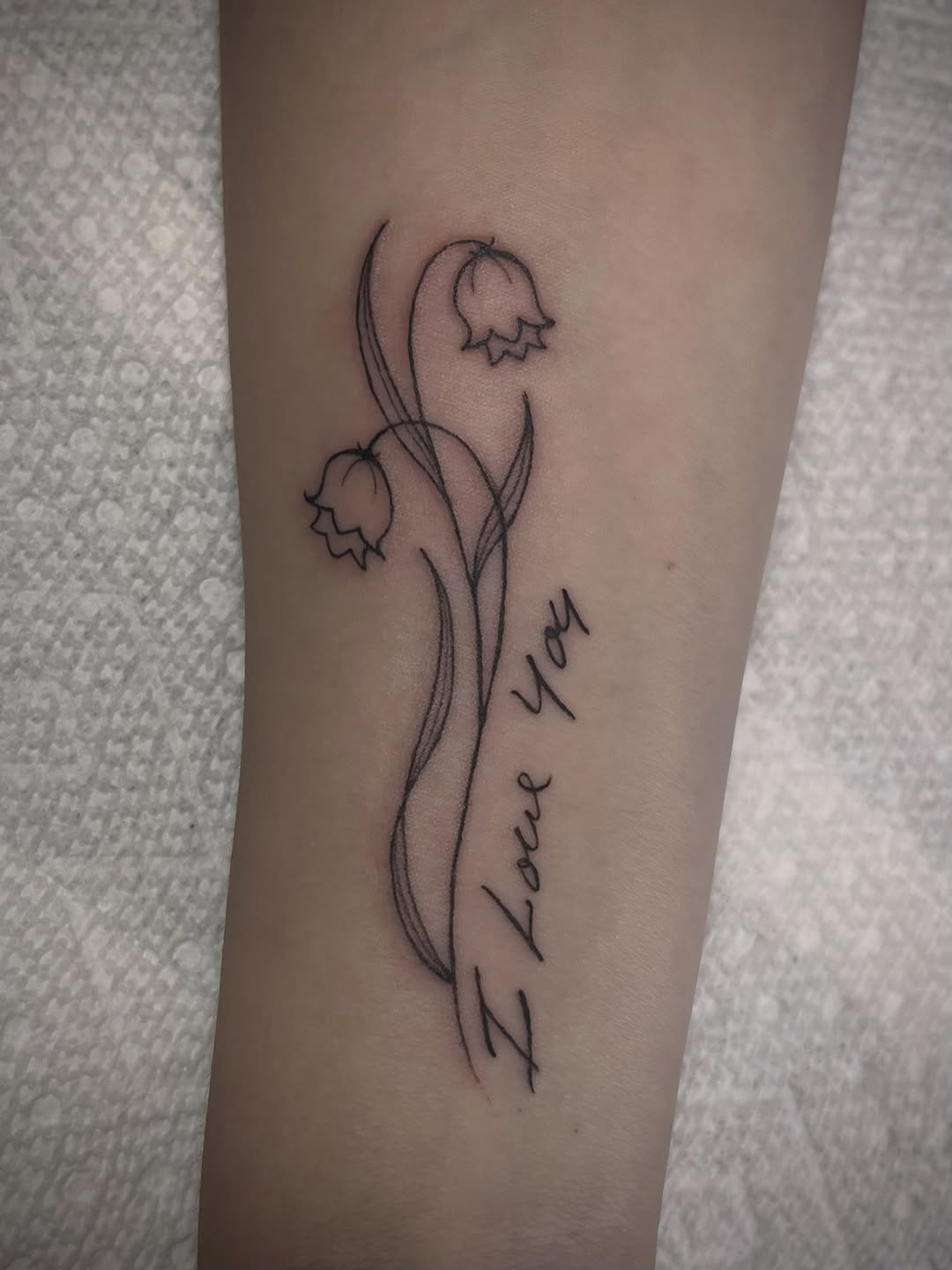 Tattoo by @audreywallacetattoo — fine_line, lettering_script