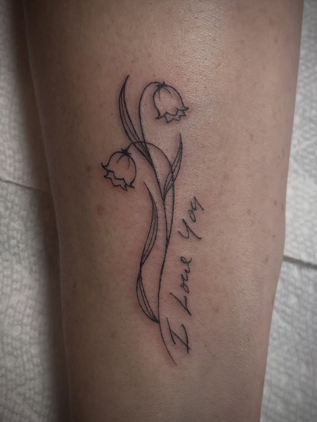 Tattoo by @audreywallacetattoo — fine_line, lettering_script