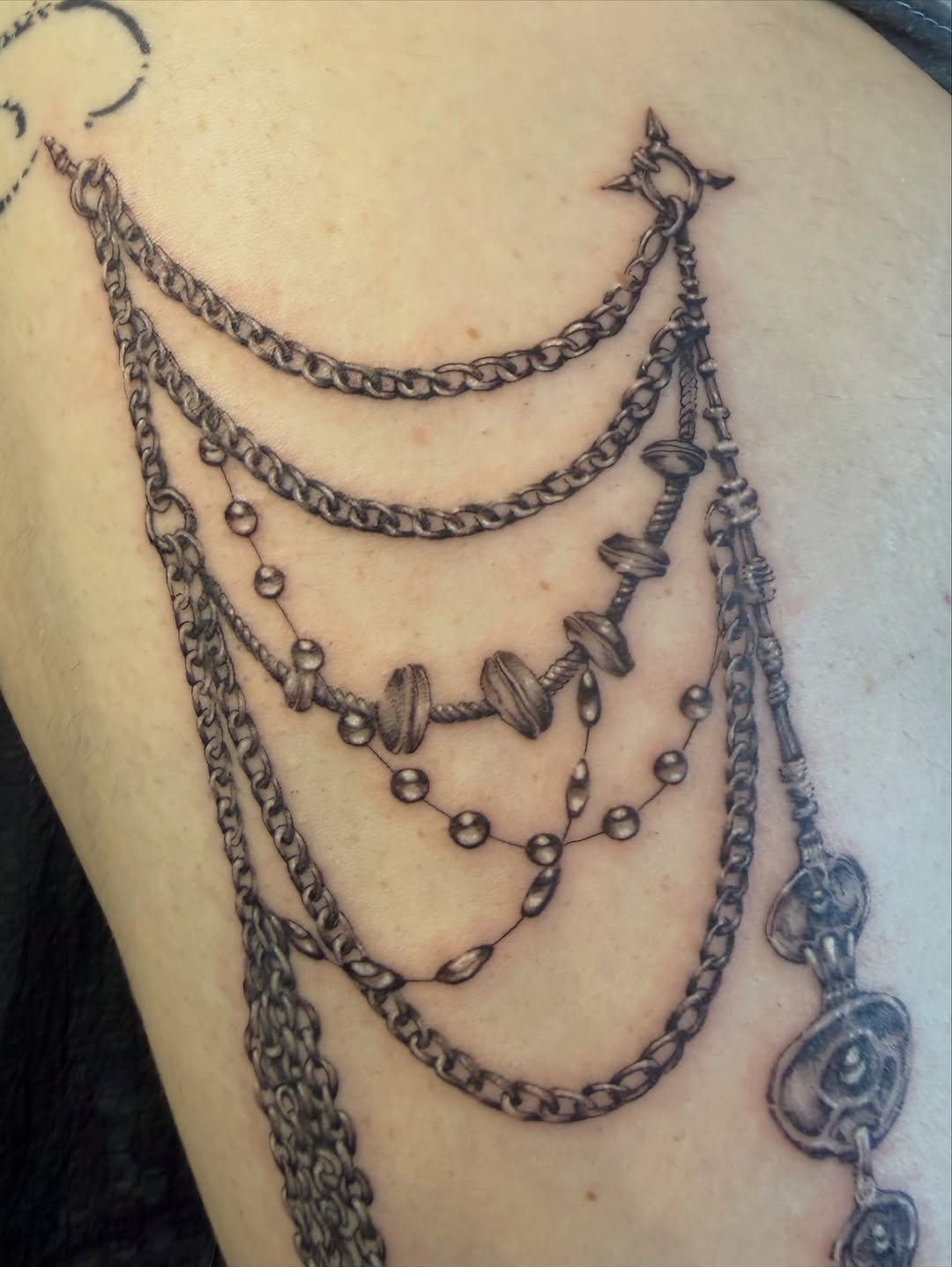 Tattoo by @loorrnn — black_and_grey, realism