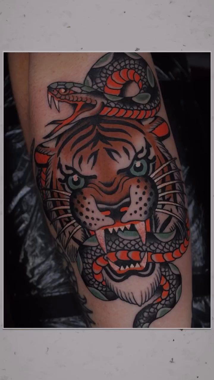 Tattoo by @dustinstemen — american_traditional, neo_traditional