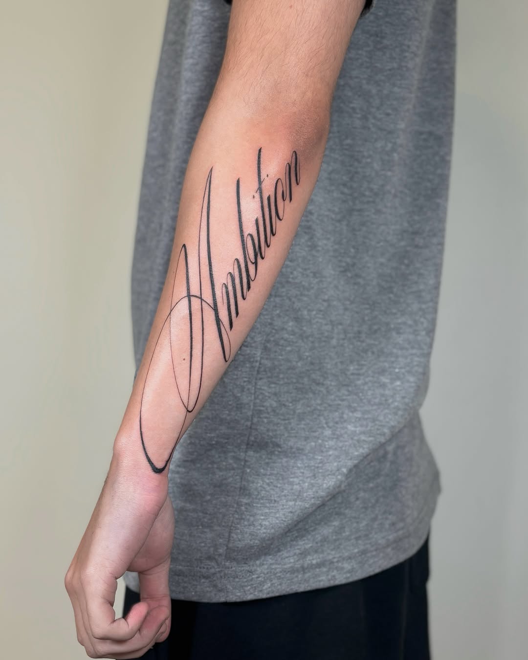 Tattoo by @jennyi.tattoo — lettering_script, fine_line