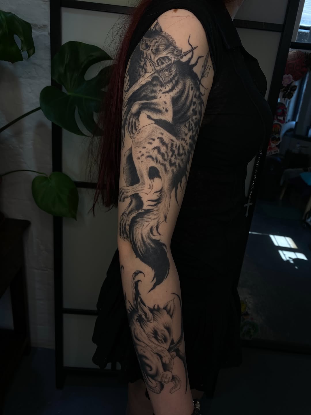 Tattoo by @annaxinks โ dark_realism, black_and_grey